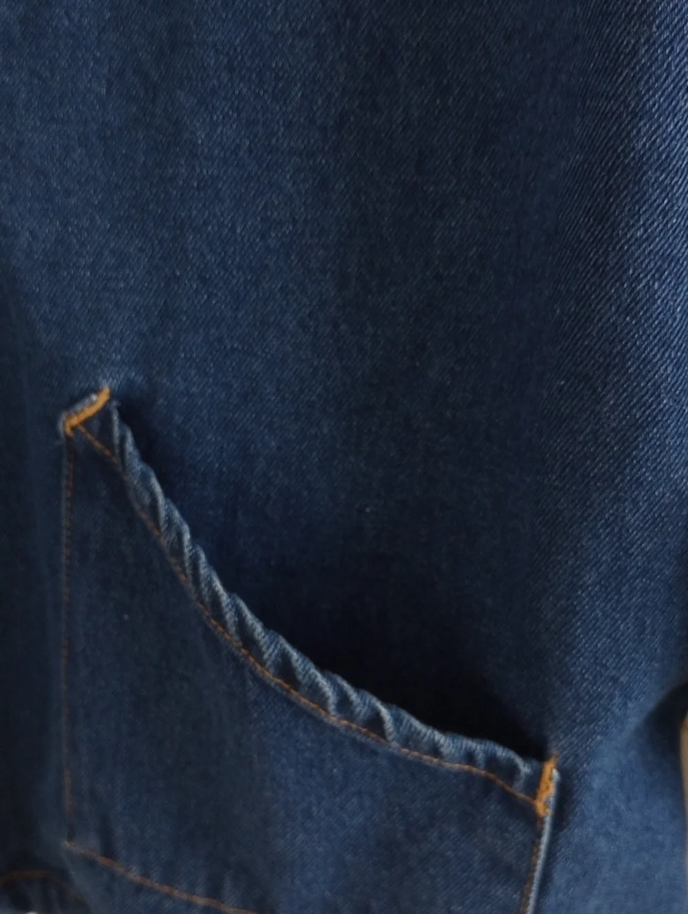 Vintage 100% Cotton Blue Denim Work Wear Jacket Size XL - Picture 5 of 13